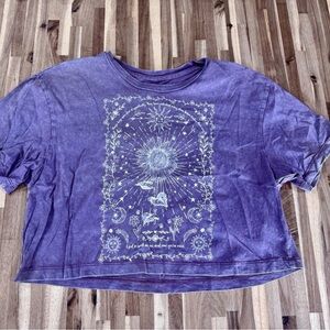 Purple Graphic Women's Top